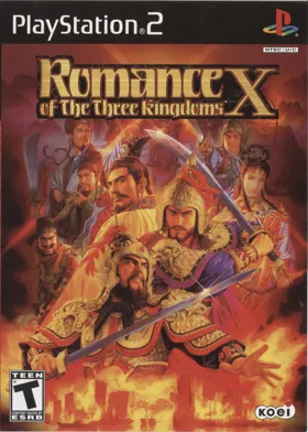 Romance of the Three Kingdoms X box cover front